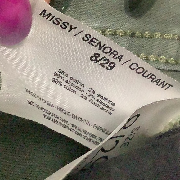 Social Standard by Sanctuary - Sz 8 / 29 - lightly camo skinny high rise Jeans - Picture 8 of 8